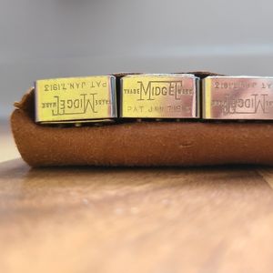 Trade Midget Mark Railroad Hangers 1913 Rare Mint Condition